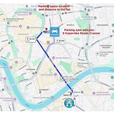 Apartman Cracow Vistula Boulevard #1 - Old Town Krakkó